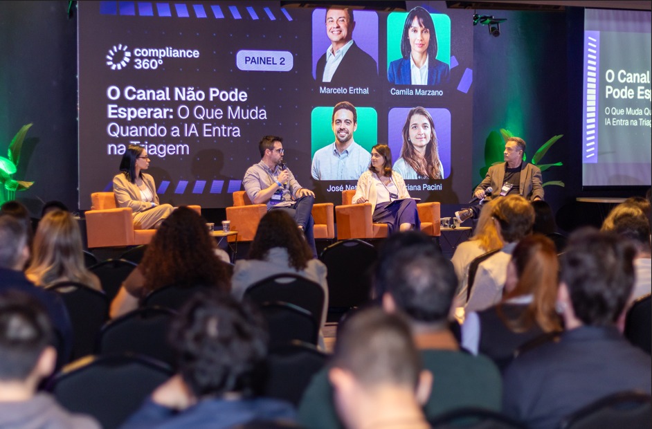 Primeira edição do Compliance 360º, realizada em São Paulo, discutiu conflito de interesses, gestão de terceiros, IA em denúncias e sanções.